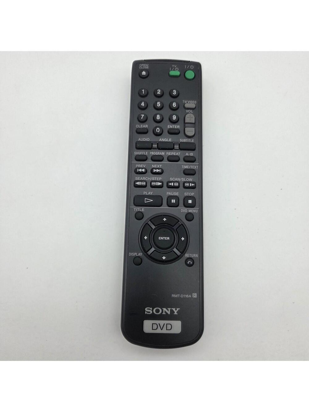 Genuine Sony RMT-D116A DVD Remote Control - DVP S365 S363 DVP S9000ES DVP NS700H